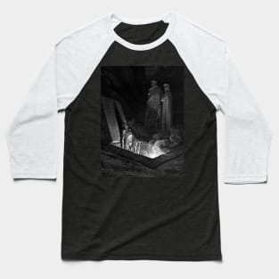 High Resolution Gustave Doré Illustration Farinata Degli Uberti Baseball T-Shirt